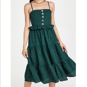 Eyelet Midi Dress